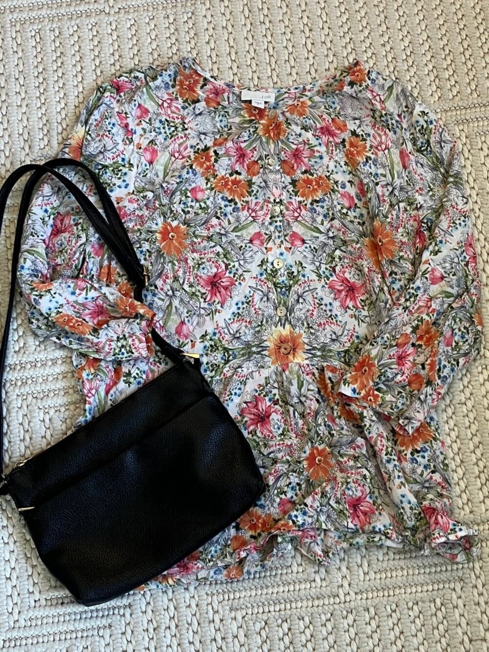 J.Jill Floral Blouse